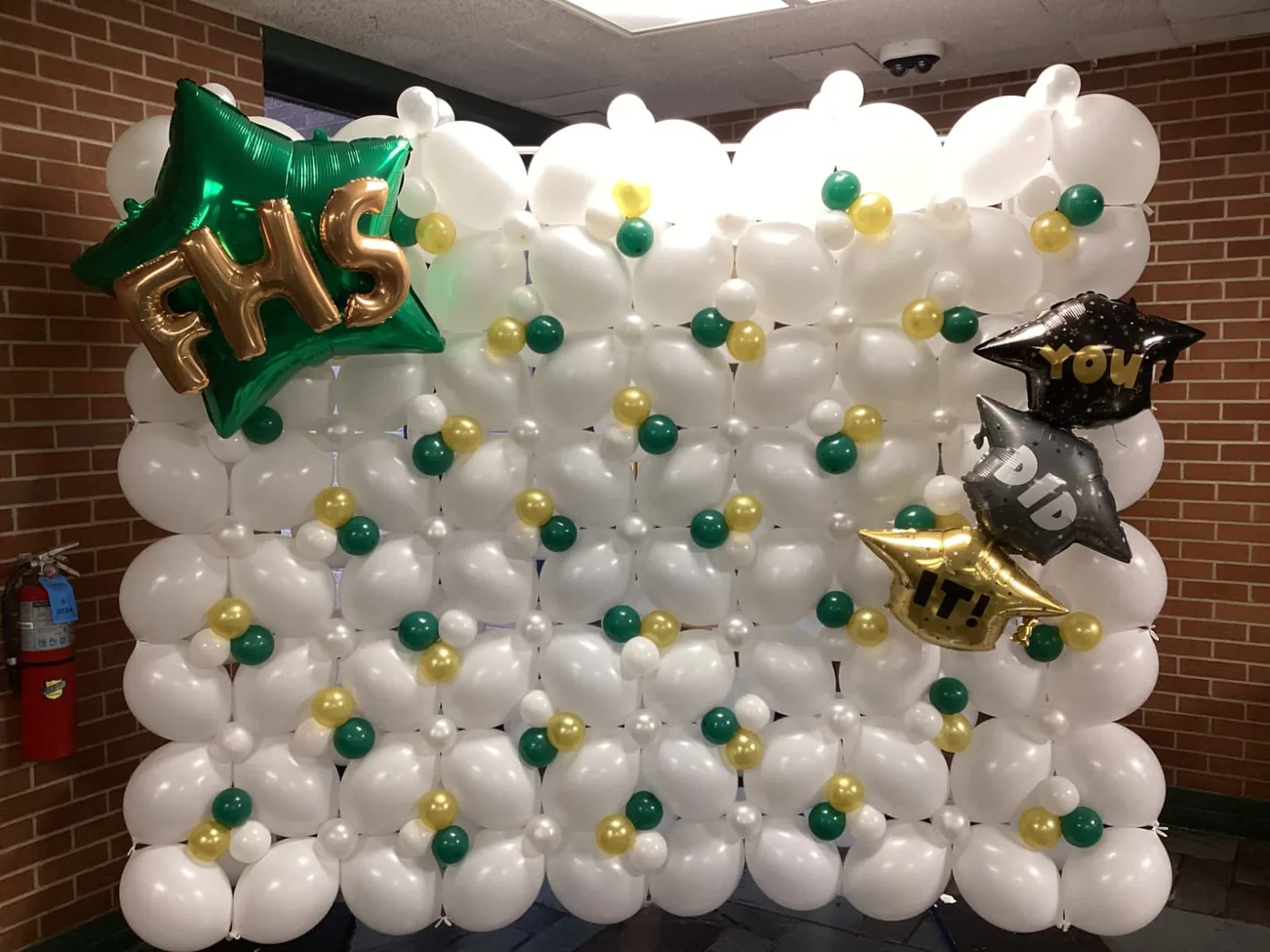 Graduation balloon wall, New Jersey