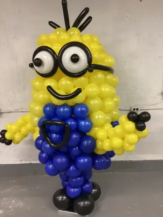 Minion balloon sculpture, New Jersey